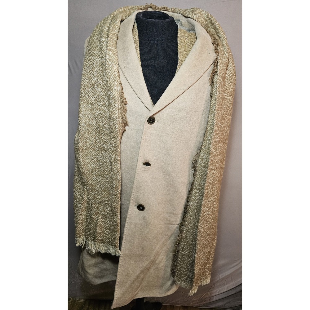 LAUREN RALPH LAUREN WOOL BLEND LONG OVER COAT LB VEST SCARF XL - Picture 2 of 8